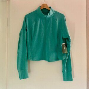 Danskin Cropped Melange Jacket Women's size Large NWT